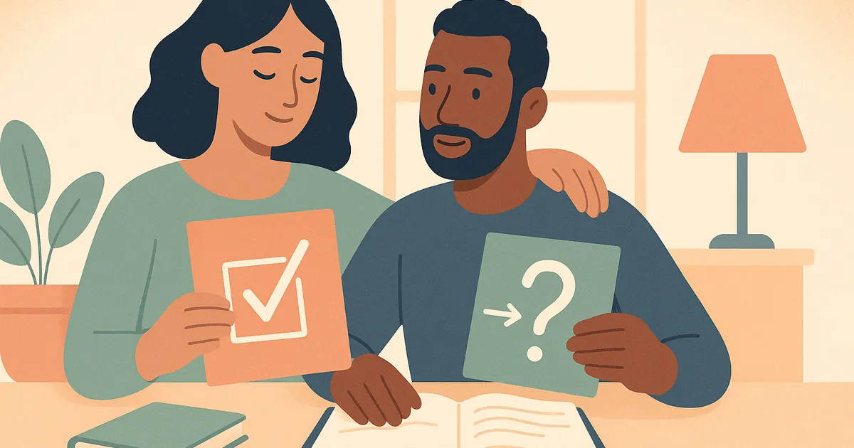 Illustration of Action Types and Decision Making in Couples — Balance Together relationship coaching for couples and partners