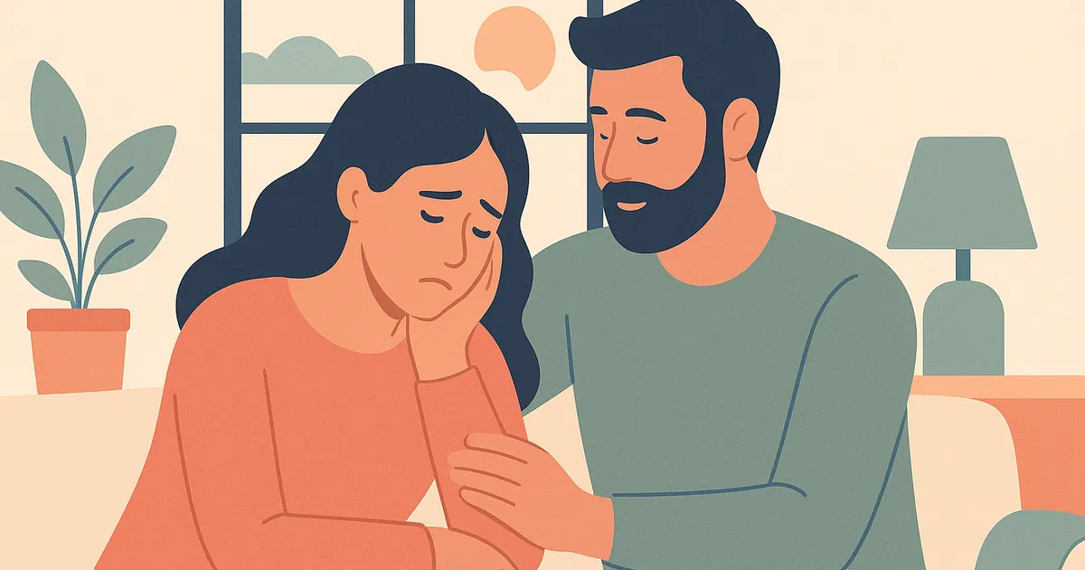 Illustration of Anxious Attachment in Relationships — Balance Together relationship coaching for couples and partners