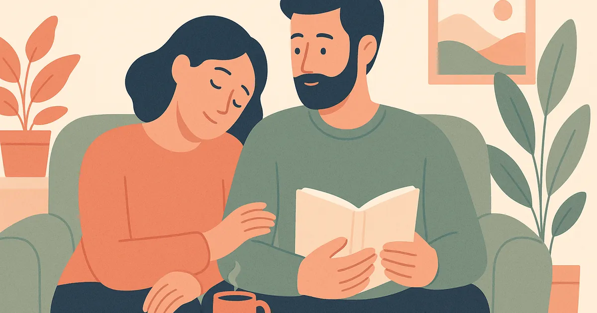 Illustration of The 4 Adult Attachment Styles Explained (With Examples) — Balance Together relationship coaching for couples and partners