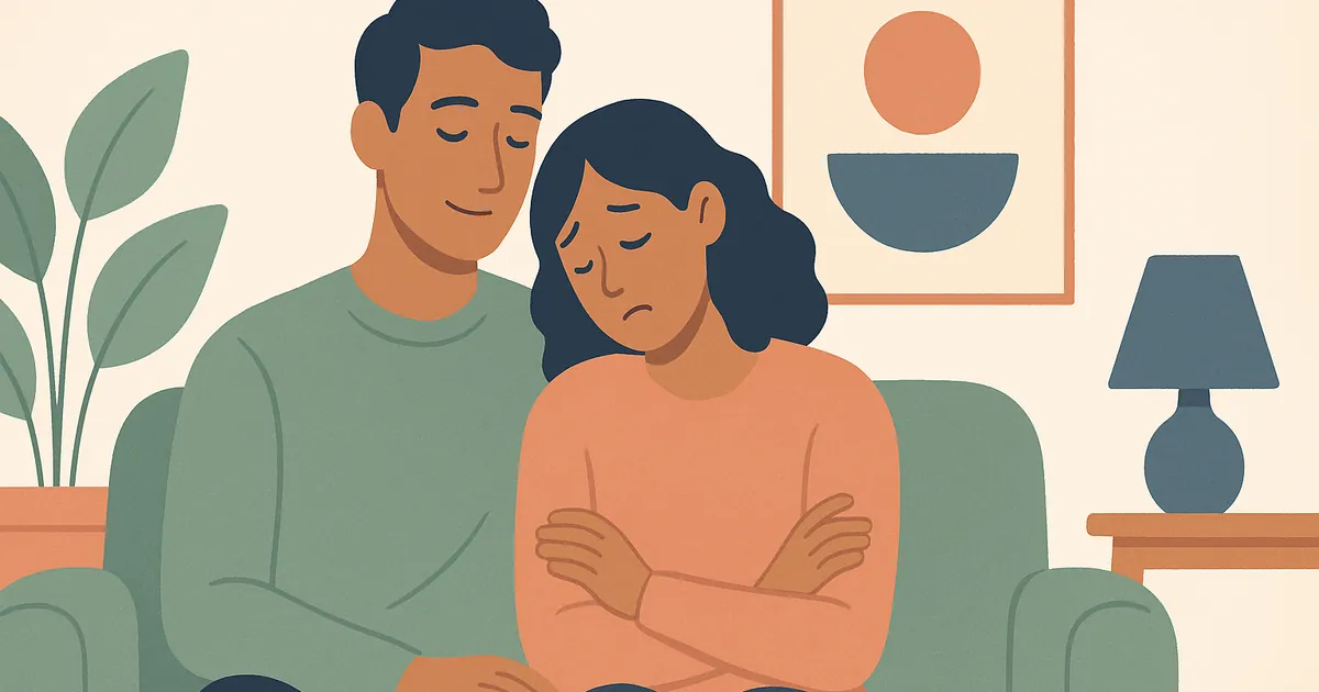 Illustration of Avoidant vs Anxious Attachment — Balance Together relationship coaching for couples and partners