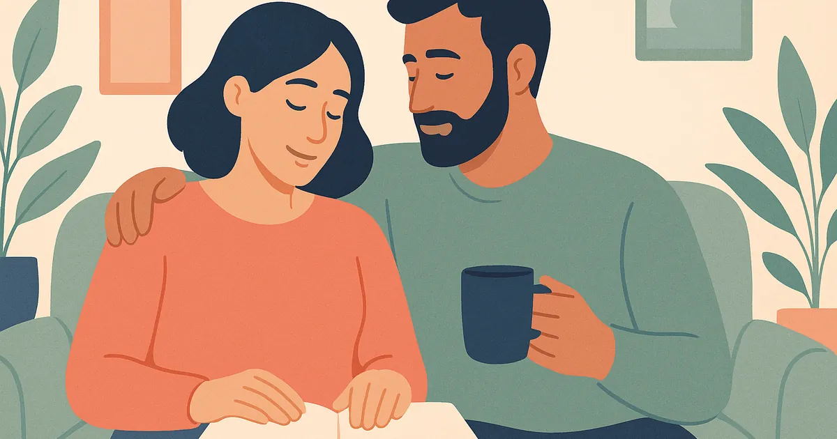 Illustration of How to Build Secure Attachment in a Relationship — Balance Together relationship coaching for couples and partners