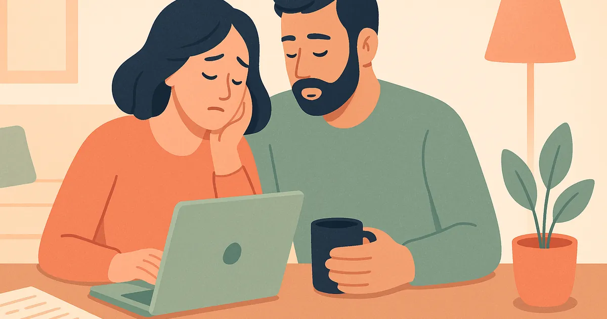 Illustration of When Communication Breaks Down in Relationships — Balance Together relationship coaching for couples and partners