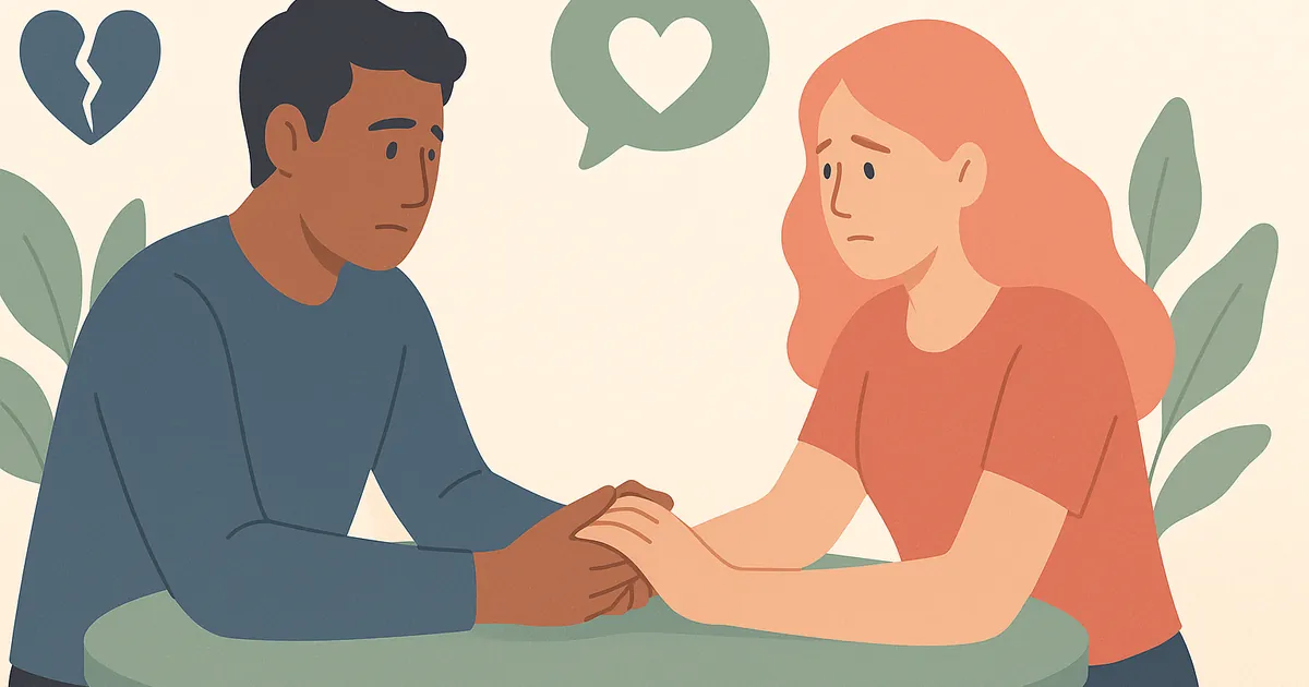 Illustration of How Couples Repair After Conflict — Balance Together relationship coaching for couples and partners