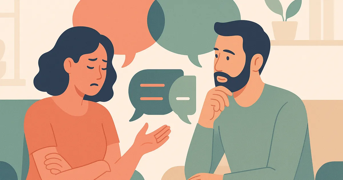 Illustration of The Difference Between Complaints and Criticism — Balance Together relationship coaching for couples and partners