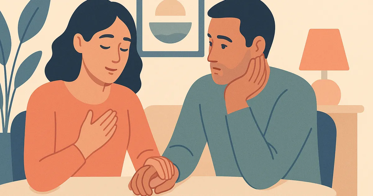 Illustration of How to De-escalate an Argument — Balance Together relationship coaching for couples and partners