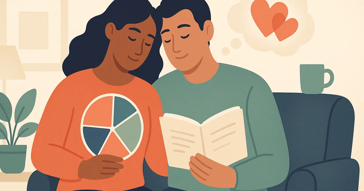 Illustration of DISC Compatibility in Couples — Balance Together relationship coaching for couples and partners