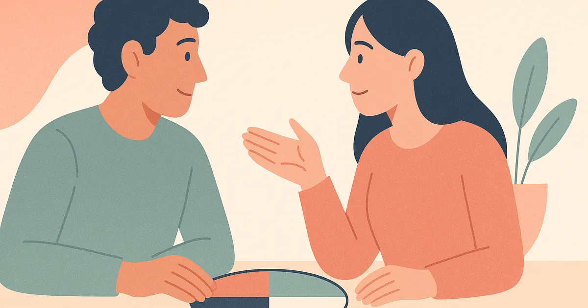 Illustration of DISC for Couples: Understanding Your Partner's Style — Balance Together relationship coaching for couples and partners