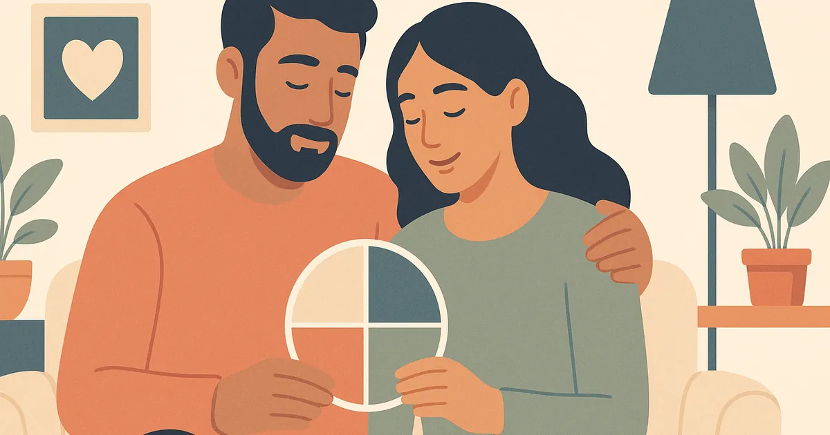 Illustration des DISC in Beziehungen: Verstehen Sie Ihren Partner - Beziehungstraining Balance Together für Paare und Partner