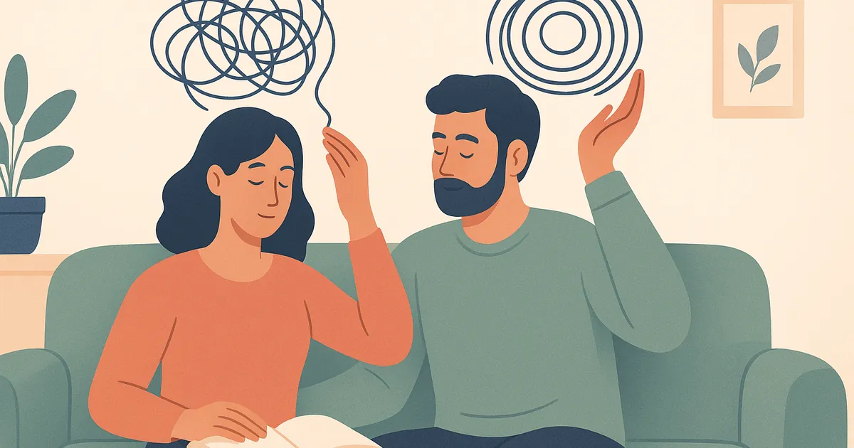 Illustration of Emotional Regulation in Relationships — Balance Together relationship coaching for couples and partners