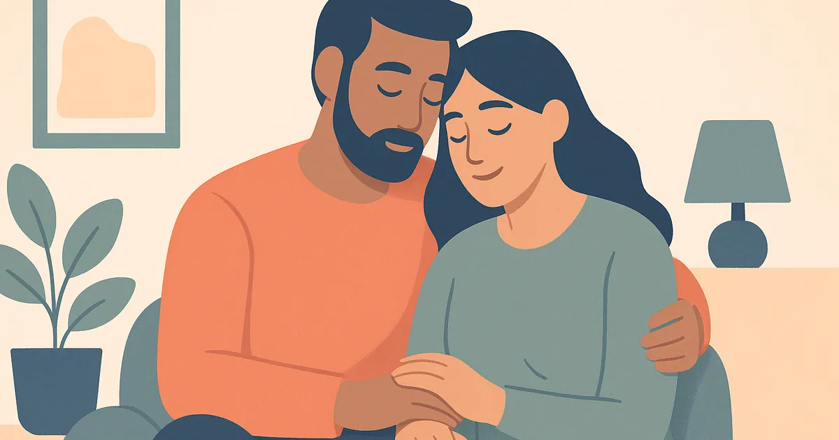 Illustration of Emotional Safety in Relationships — Balance Together relationship coaching for couples and partners