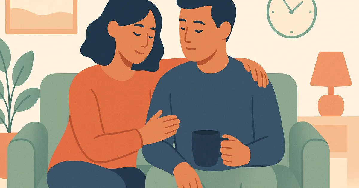 Illustration of How to Build Psychological Safety in a Relationship — Balance Together relationship coaching for couples and partners