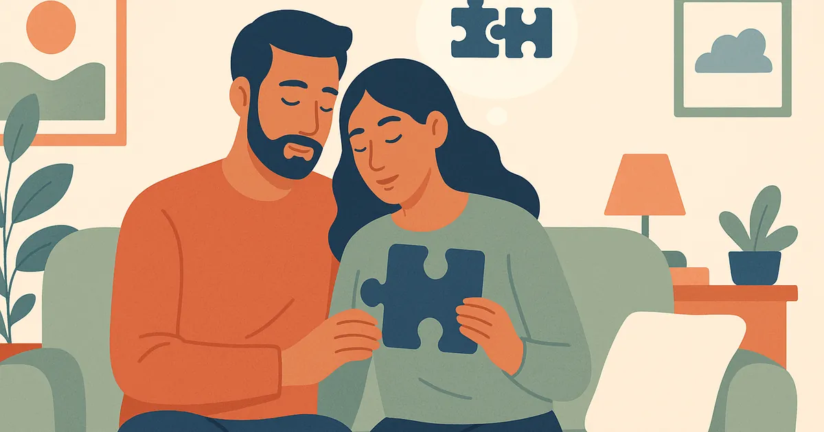 Ilustración de cómo identificar tu estilo de conflicto en una relación - Coaching relacional Balance Together para parejas y socios