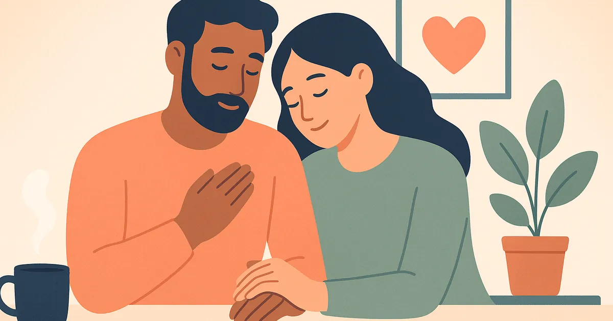 Illustration of Love Languages and Emotional Security — Balance Together relationship coaching for couples and partners