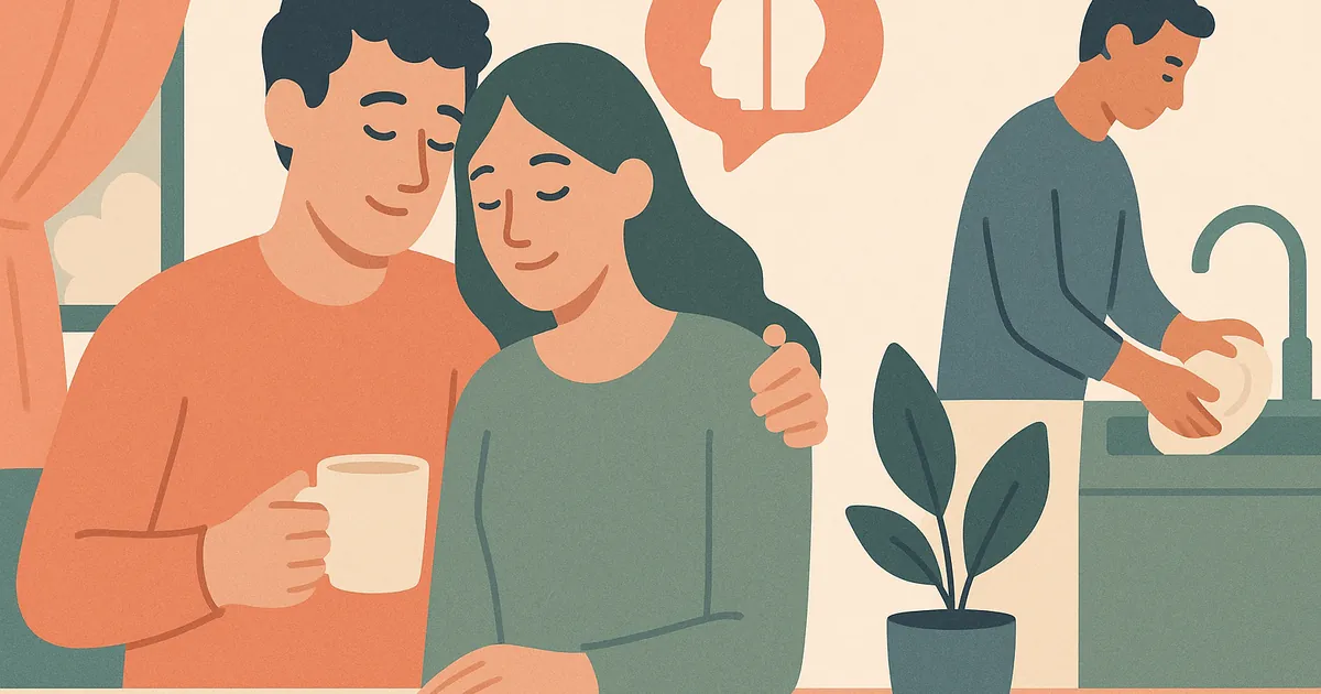 Illustration of How MBTI Personality Differences Affect Relationships — Balance Together relationship coaching for couples and partners