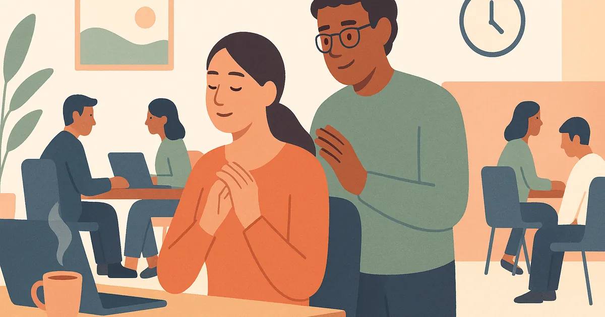 Illustration of Mental Load and Burnout in Relationships — Balance Together workplace mental load coaching for employees and teams