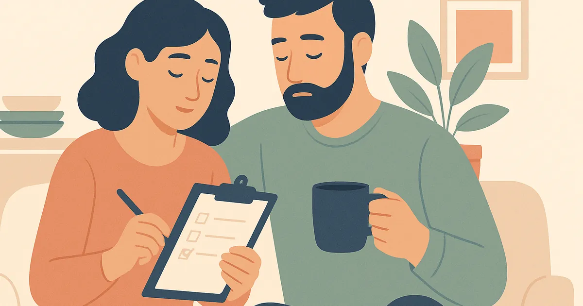 Illustration of Why Mental Load Causes Resentment in Couples — Balance Together relationship coaching for couples and partners