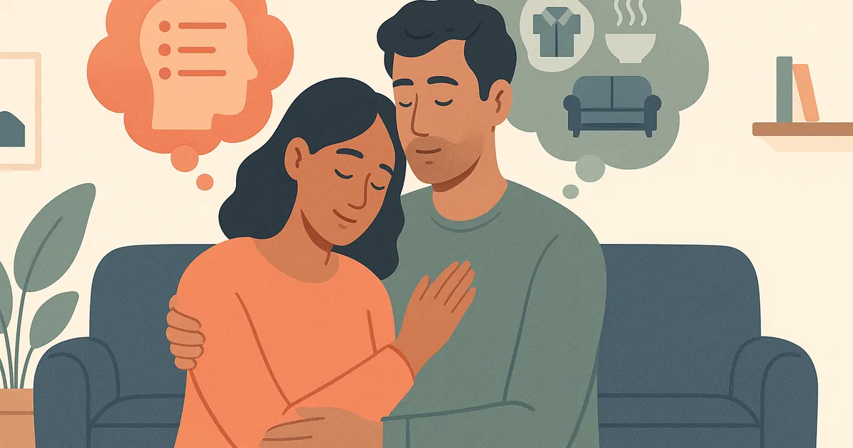 Illustration of Mental Load and Gender Roles — Balance Together relationship coaching for couples and partners