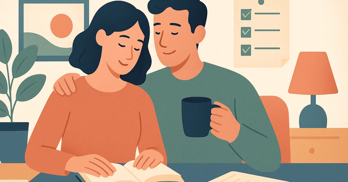 Illustration of Mental Load in Modern Relationships — Balance Together relationship coaching for couples and partners