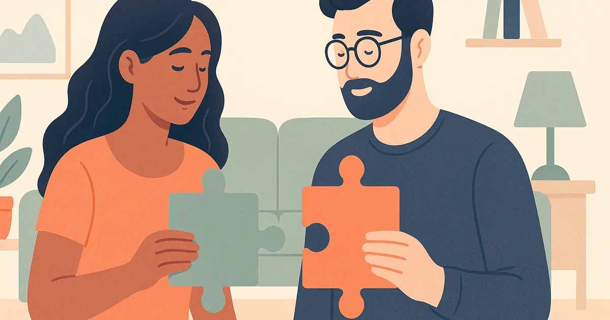 Illustration of Personality Differences in Couples — Balance Together relationship coaching for couples and partners