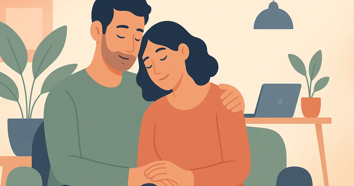 Illustration of Secure vs Anxious vs Avoidant Attachment — Balance Together relationship coaching for couples and partners