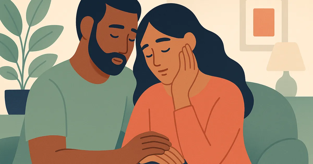 Ilustración de las señales de que tu relación necesita ayuda - Coaching relacional Balance Together para parejas y compañeros