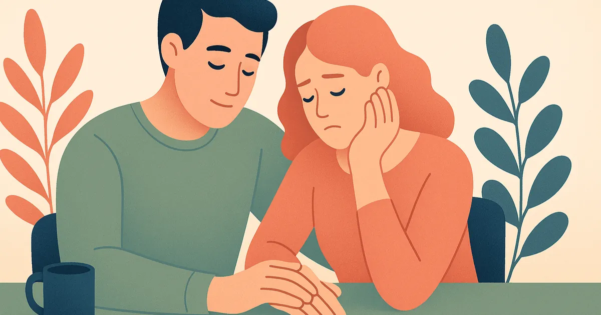 Illustration of How to Validate Your Partner's Feelings — Balance Together relationship coaching for couples and partners