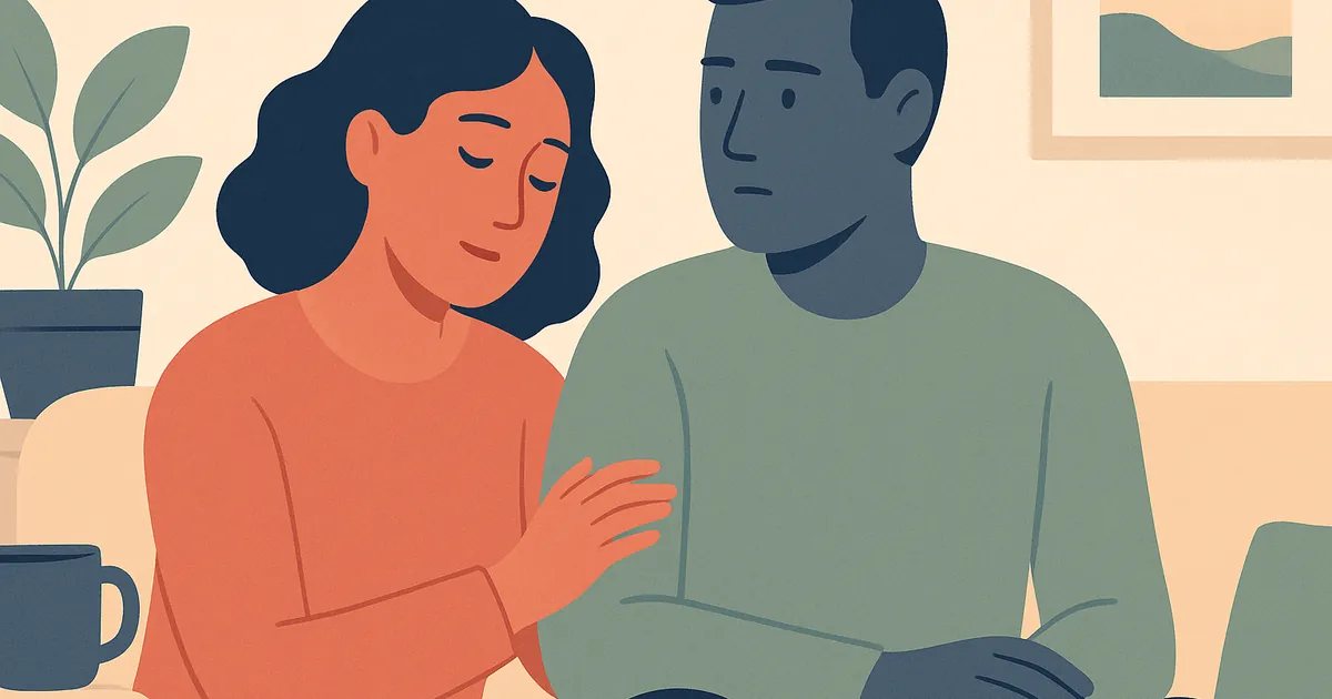 Illustration of Anxious-Avoidant Relationships: Why the Push-Pull Feels So Intense — Balance Together relationship coaching for couples and partners