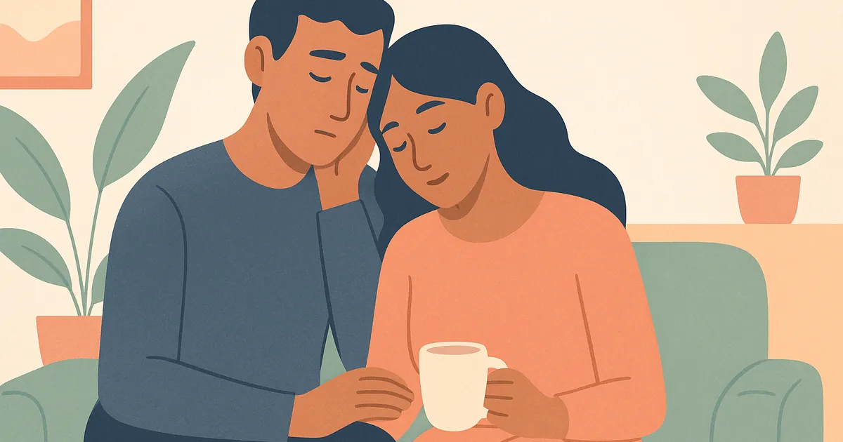Illustration of Why Couples Stop Communicating — Balance Together relationship coaching for couples and partners